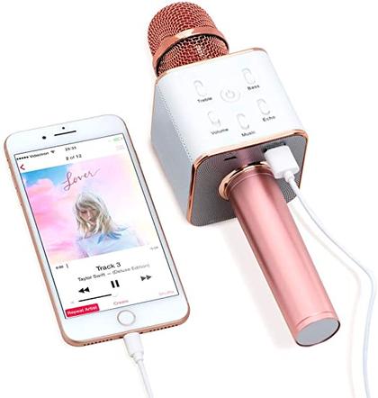 Rose Gold Karaoke Mic